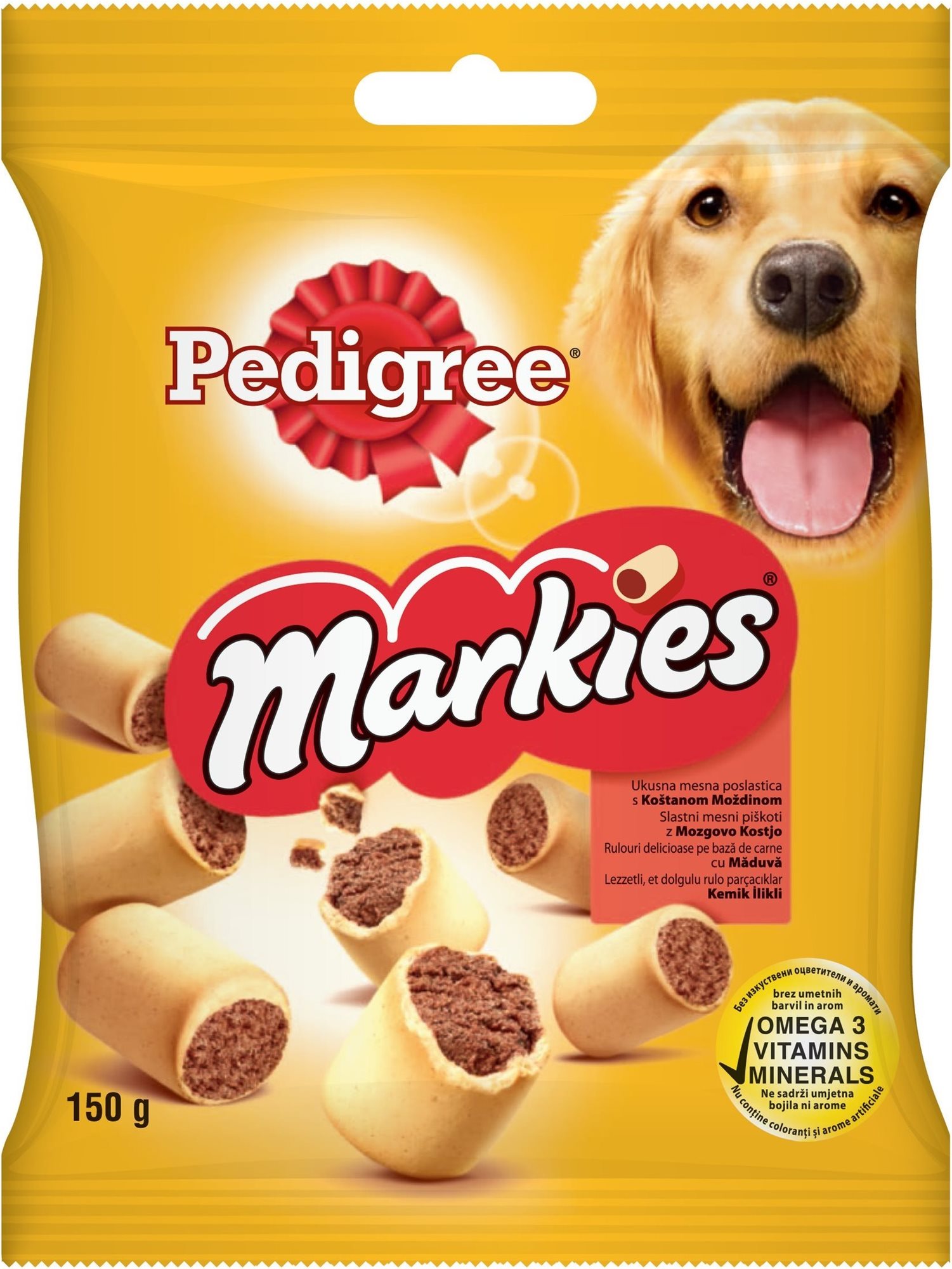 Pedigree Markies Mini pamlsky pro psy s morkovou kostí 150 g