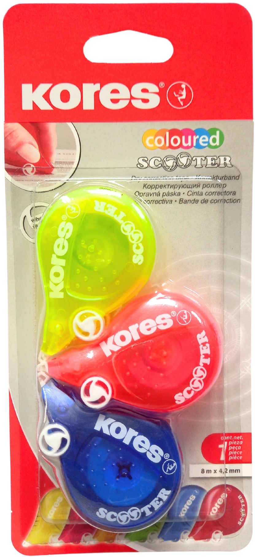KORES SCOOTER 8 m x 4,2 mm - balení 3 ks