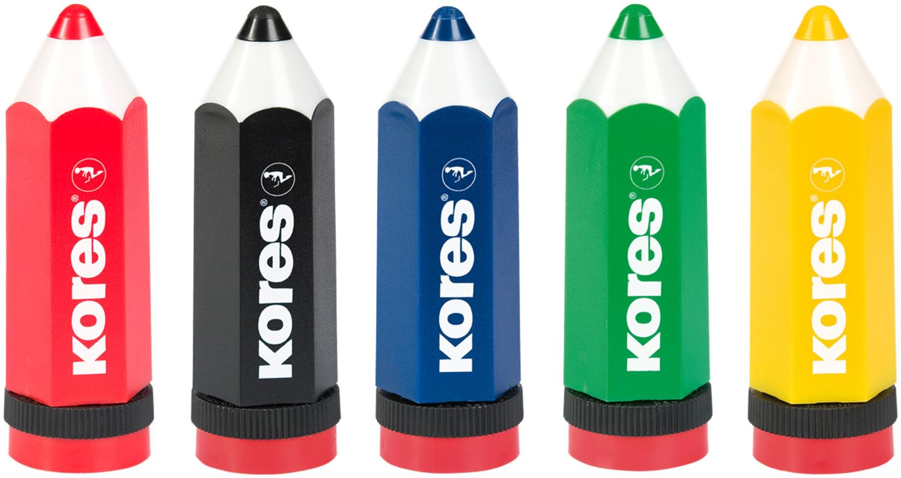 KORES KOLORITOS jednoduché plastové, mix barev, 1 ks