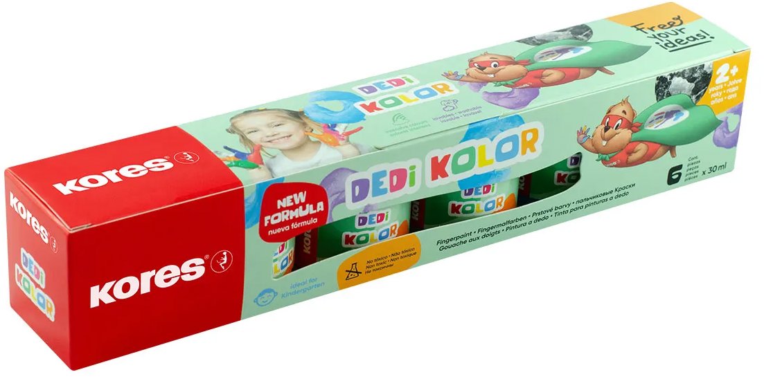 KORES DEDI KOLOR 6 barev po 30 ml