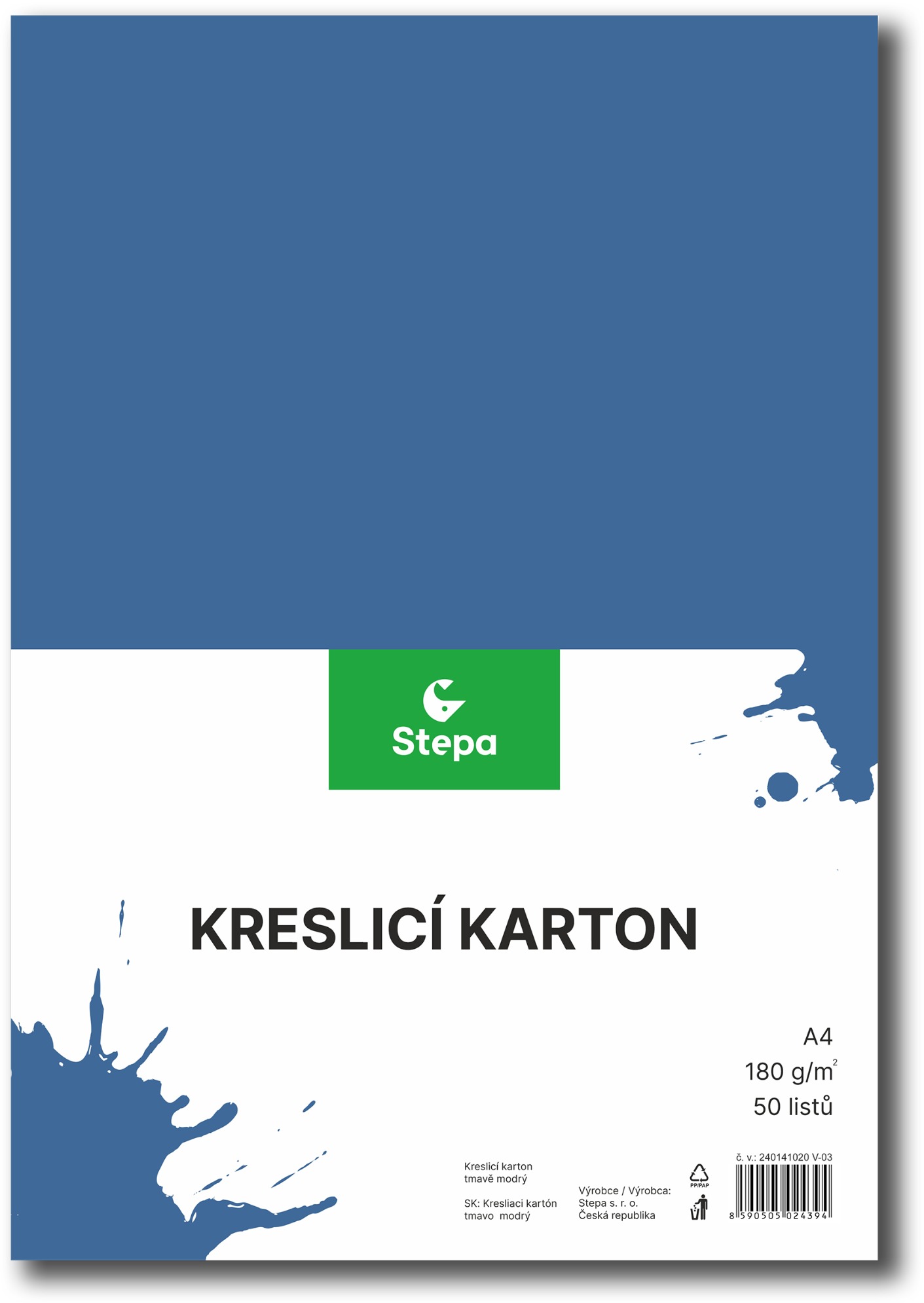 Štětcová kreslicí karton STEPA - kvalitní papír pro kreslení a malování