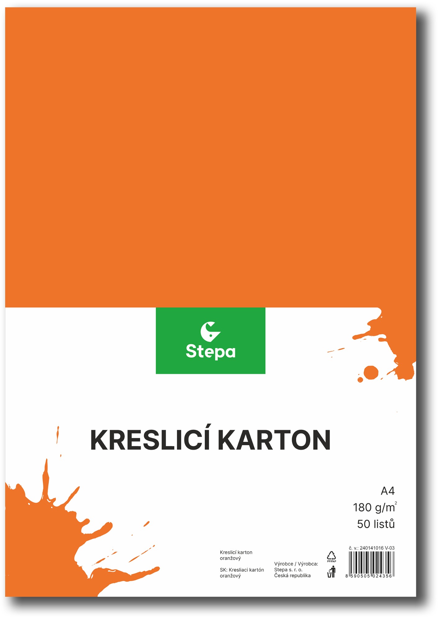 Štětec kreslicí karton STEPA