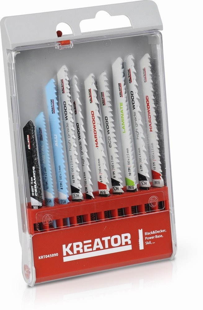 KREATOR 10 ks BD Pilových plátků kombinované užití KRT045090
