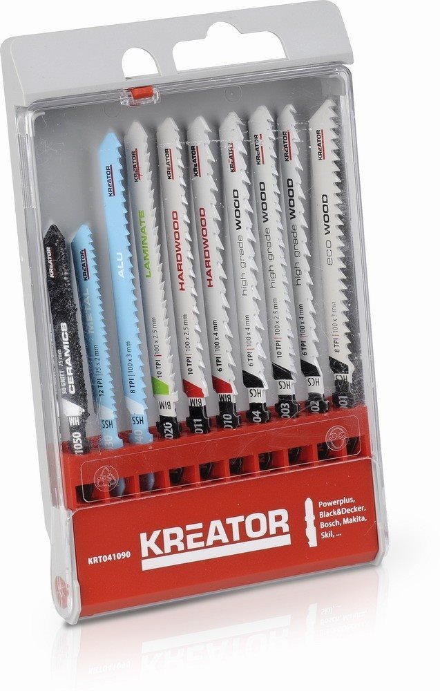 KREATOR 10 ks Pilových plátků kombinované užití KRT041090