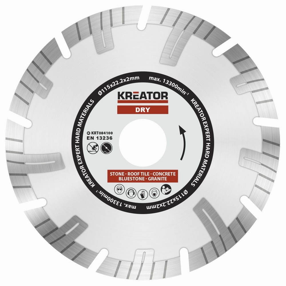 KREATOR Diamantový kotouč segmentový 115mm EXPERT KRT084100