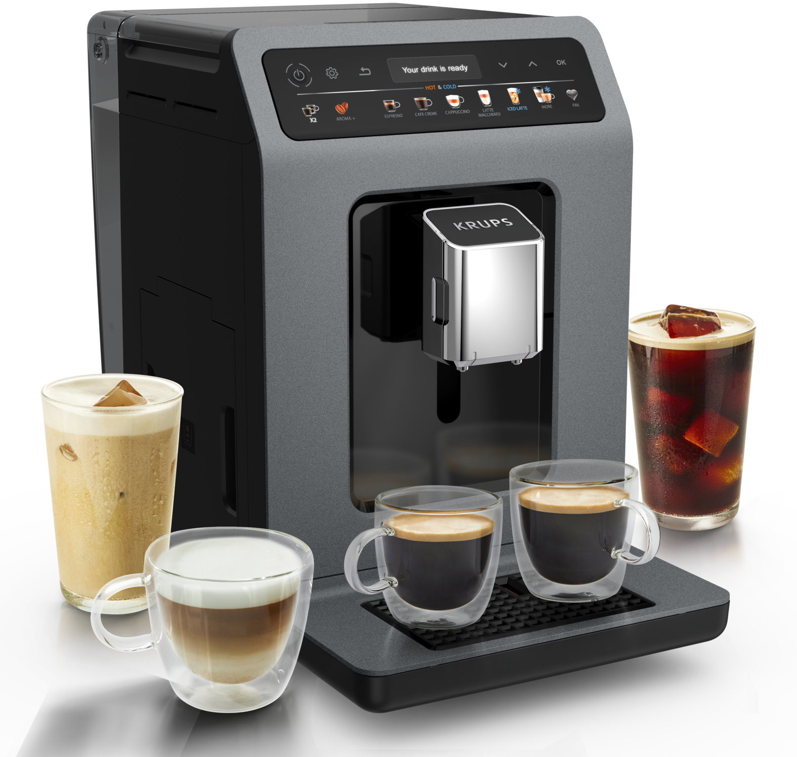 KRUPS EA898GF0 Evidence Hot & Cold