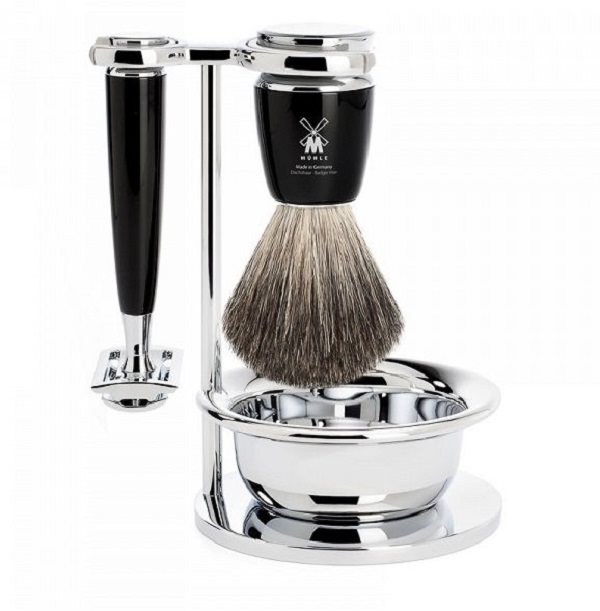 MÜHLE Rytmo Black Pure Badger 4 ks