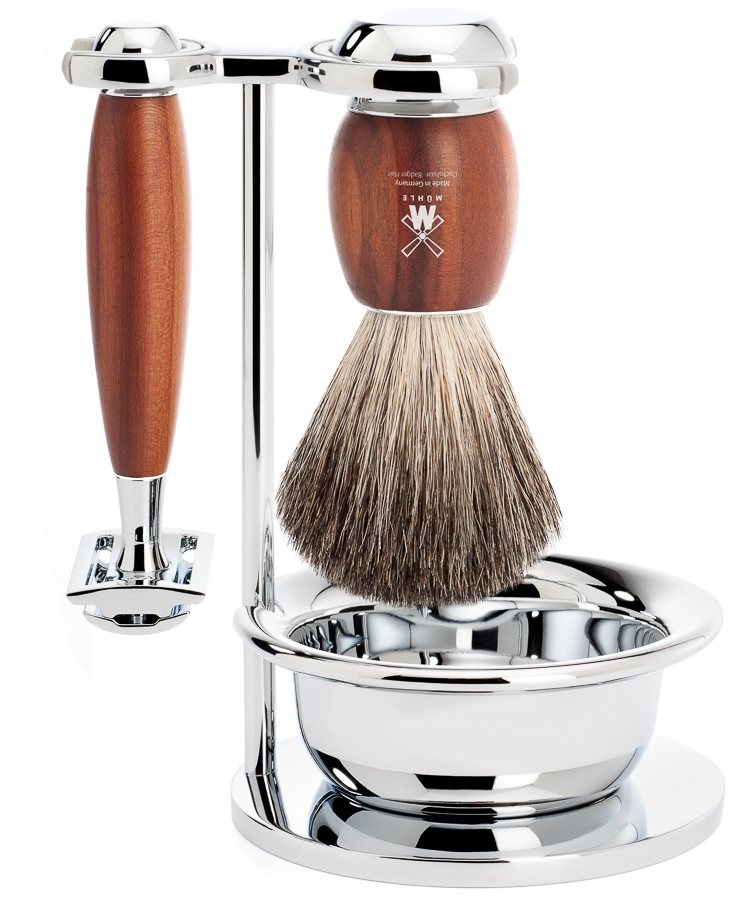 MÜHLE Vivo Plumwood Pure Badger 4 ks