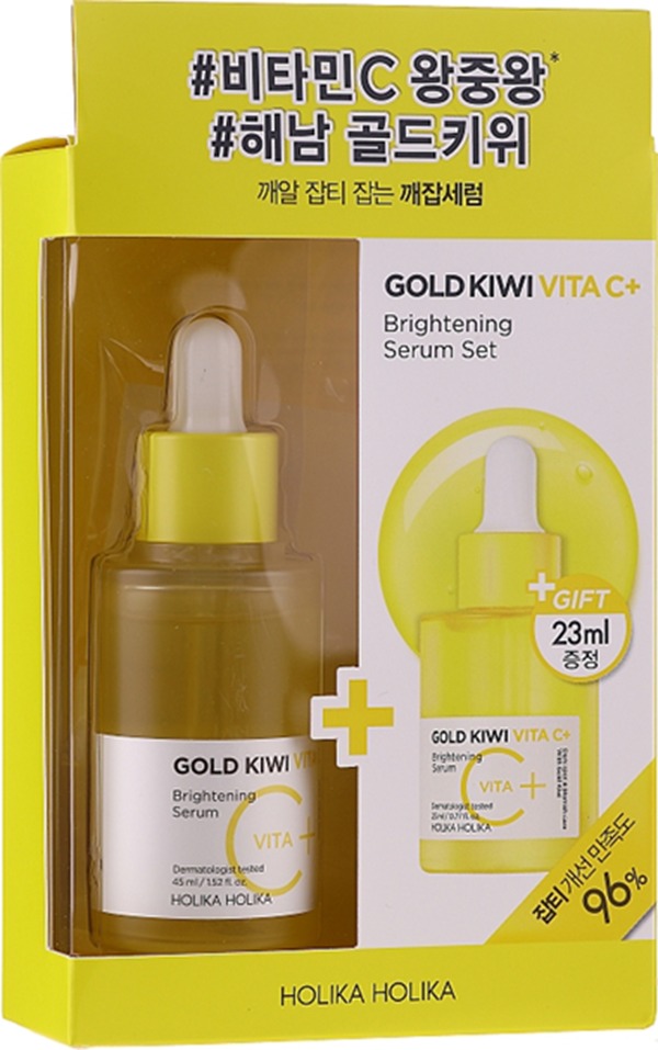 HOLIKA HOLIKA Gold Kiwi Vita C+ Brightening Serum Set 68 ml