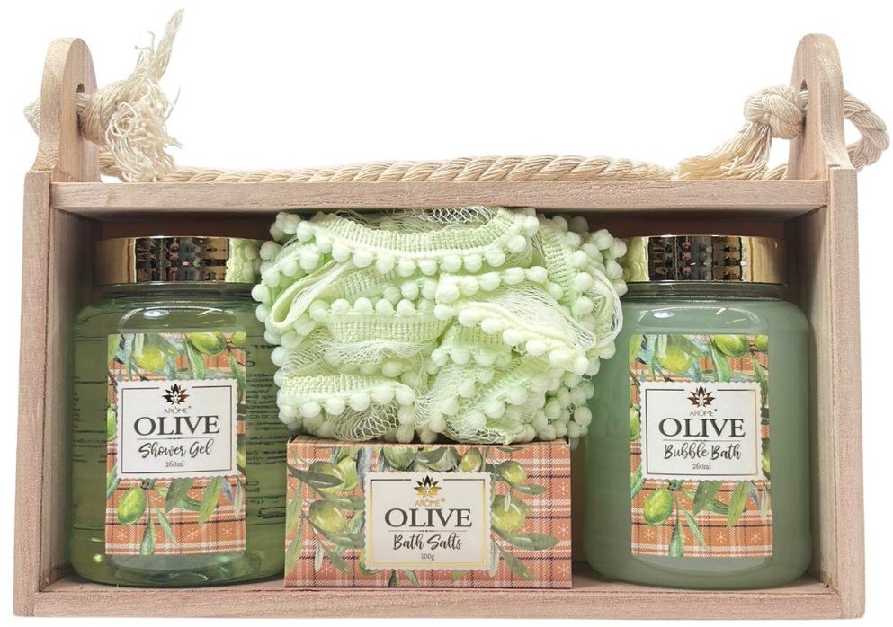 ARÔME Olive koupelová sada + houba
