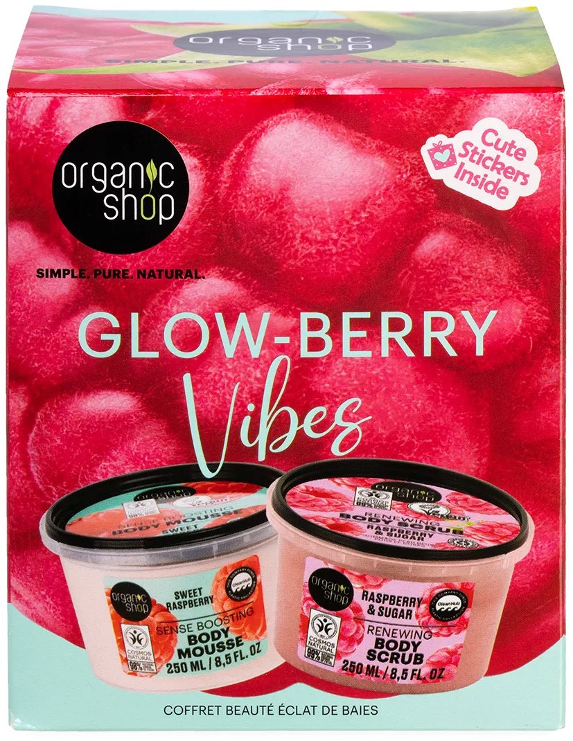 ORGANIC SHOP Glow-Berry Vibes Beauty Set 500 ml