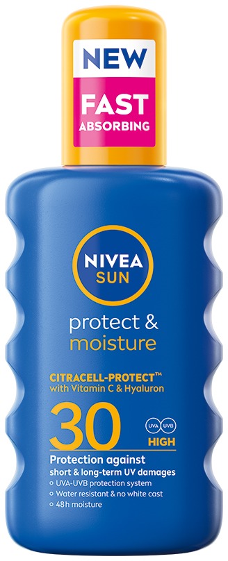 NIVEA SUN Protect & Moisture Spray SPF 30 200 ml