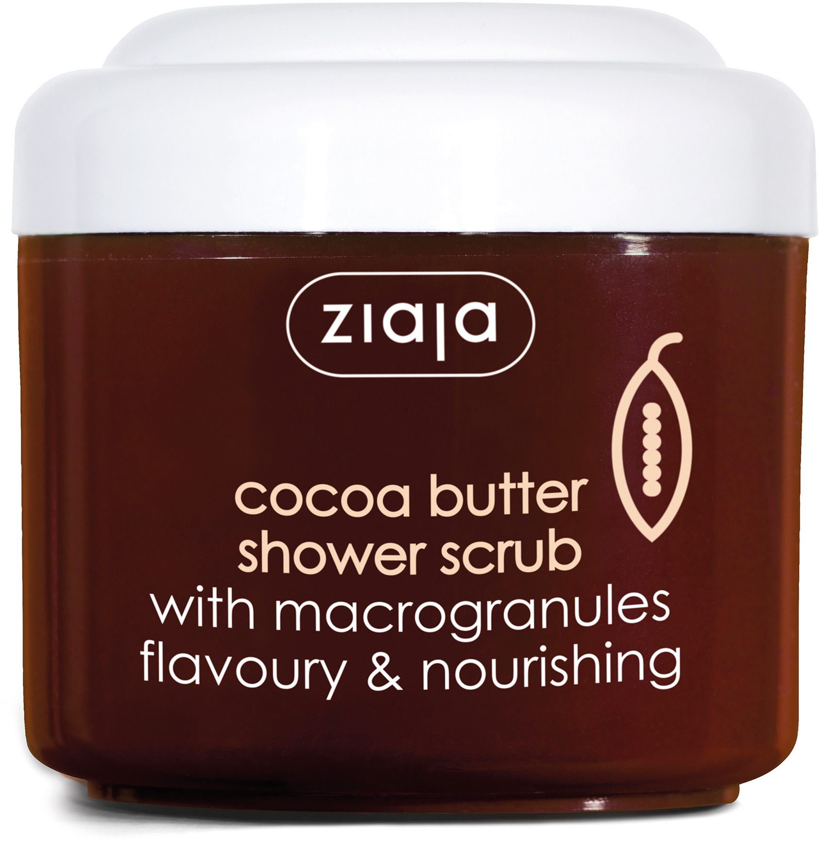 ZIAJA Kakaové máslo Sprchový peeling 200 ml