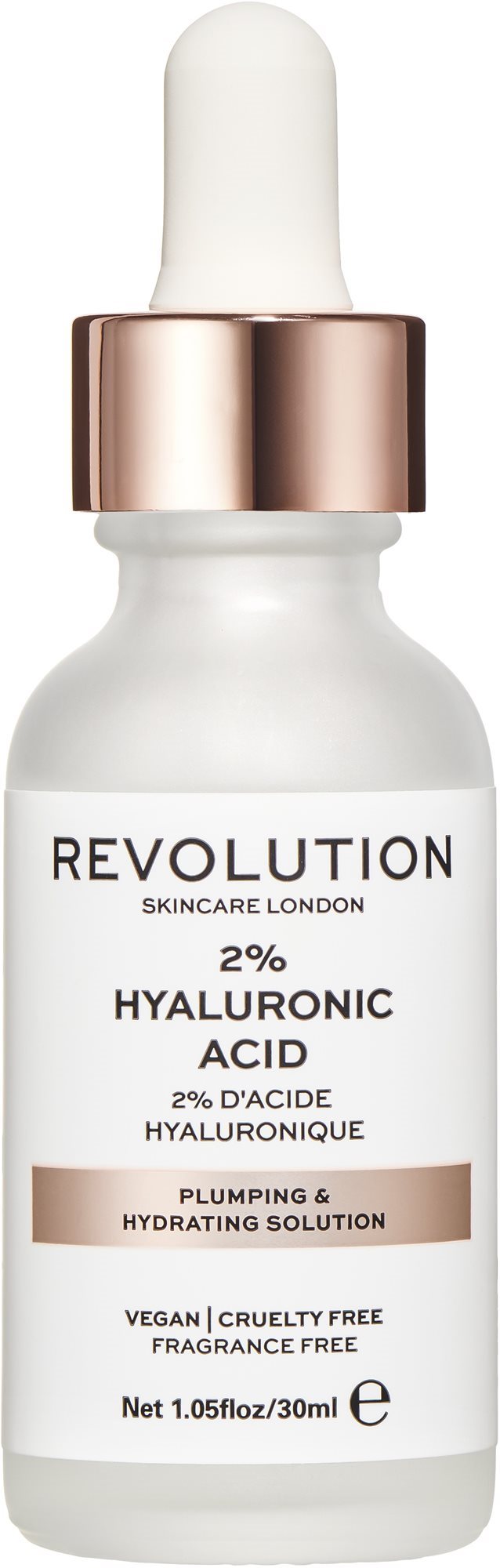 REVOLUTION SKINCARE Plumping & Hydrating Solution - 2% Hyaluronic Acid 30 ml