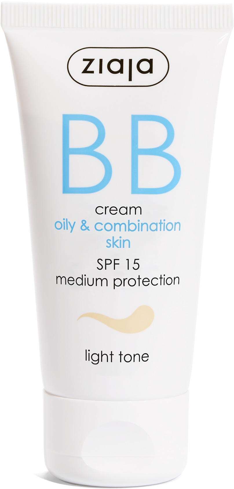 ZIAJA BB krém mastná, smíšená pleť - ton světlý SPF15 50 ml