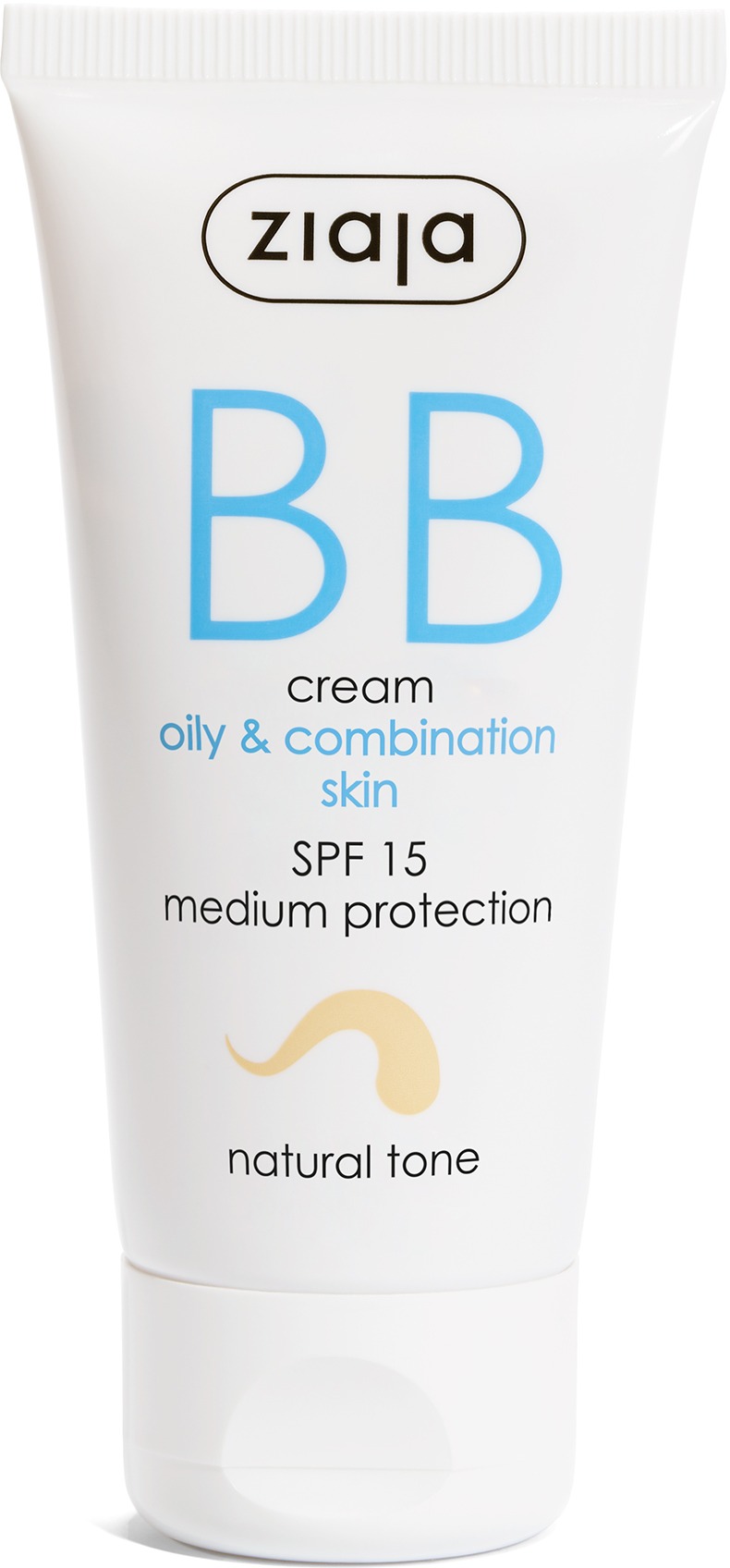 ZIAJA BB krém mastná, smíšená pleť - ton přirozený SPF15 50 ml