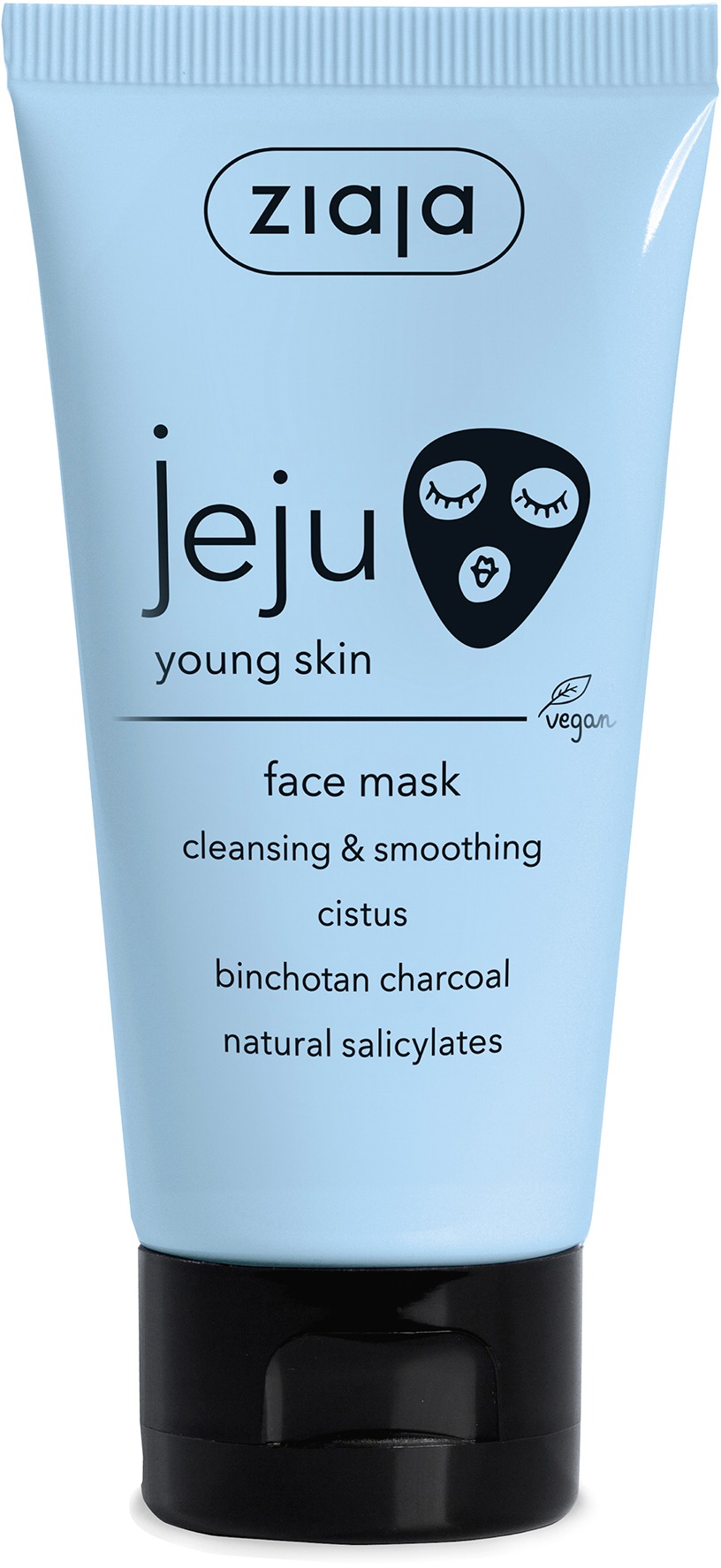 ZIAJA Jeju Černá pleťová maska 50 ml