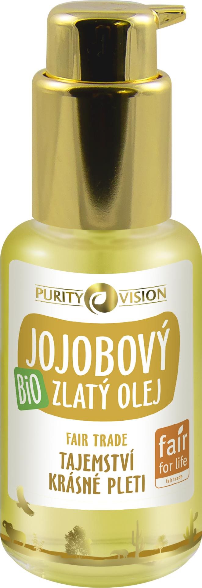 PURITY VISION Bio Zlatý jojobový olej - Fair Trade 45 ml