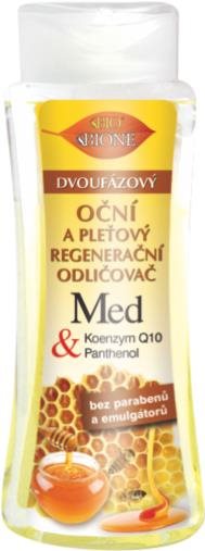 BIONE COSMETICS Bio Med + Q10 Dvojfázový oční a pleťový regenerační odličovač 255 ml