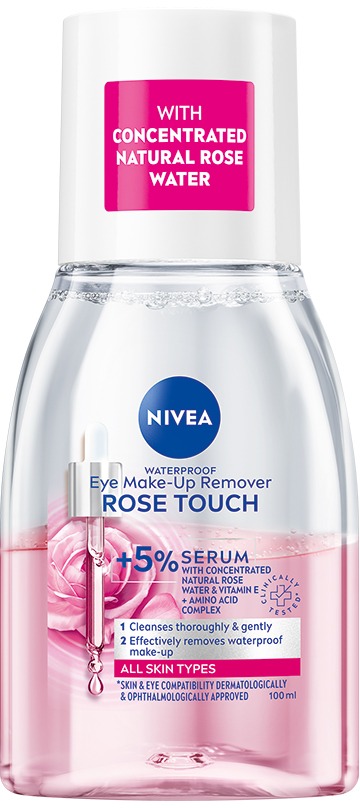 NIVEA Rose Touch 2-phase Eye makeup remover 100 ml