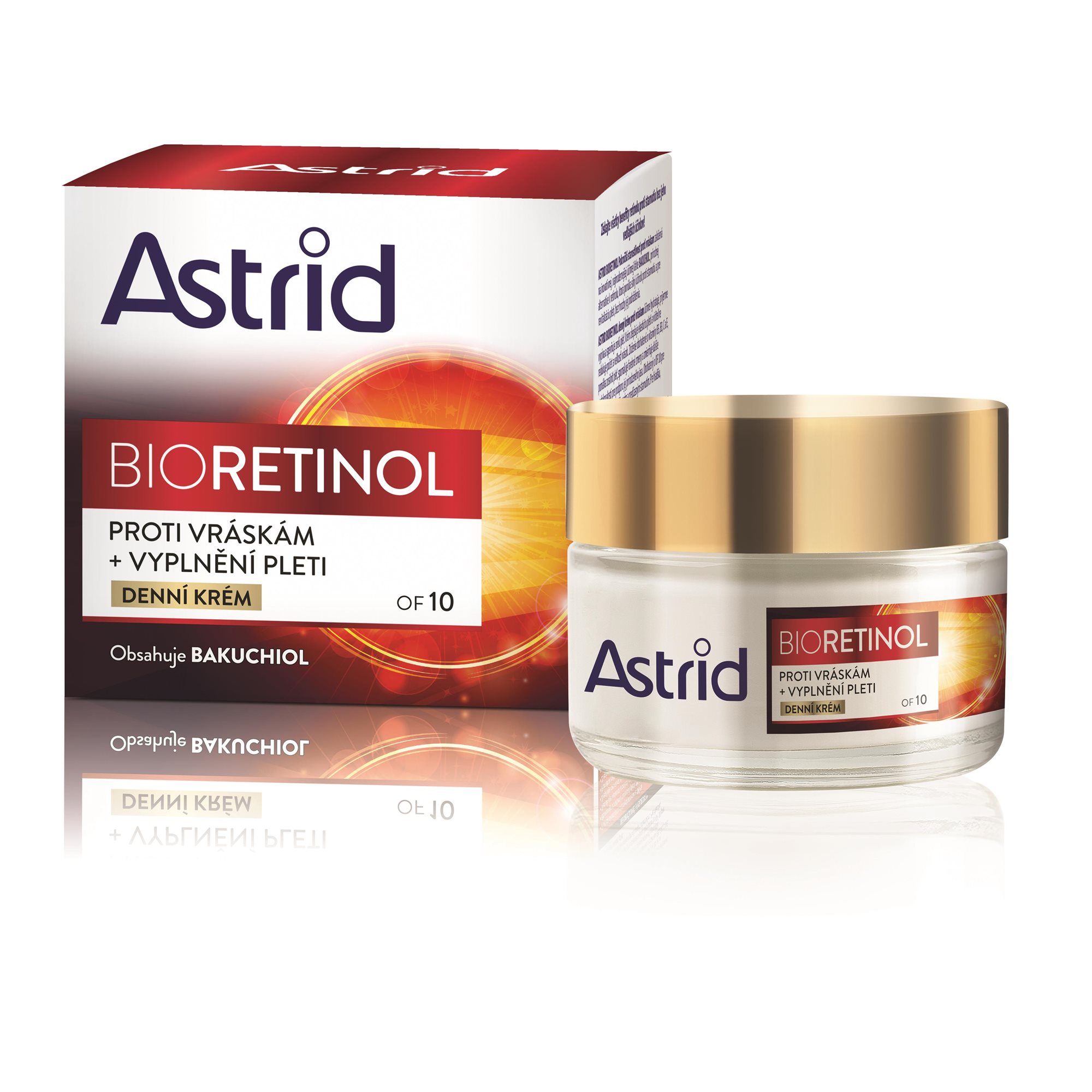 ASTRID Bioretinol Denní krém proti vráskám OF10 50 ml