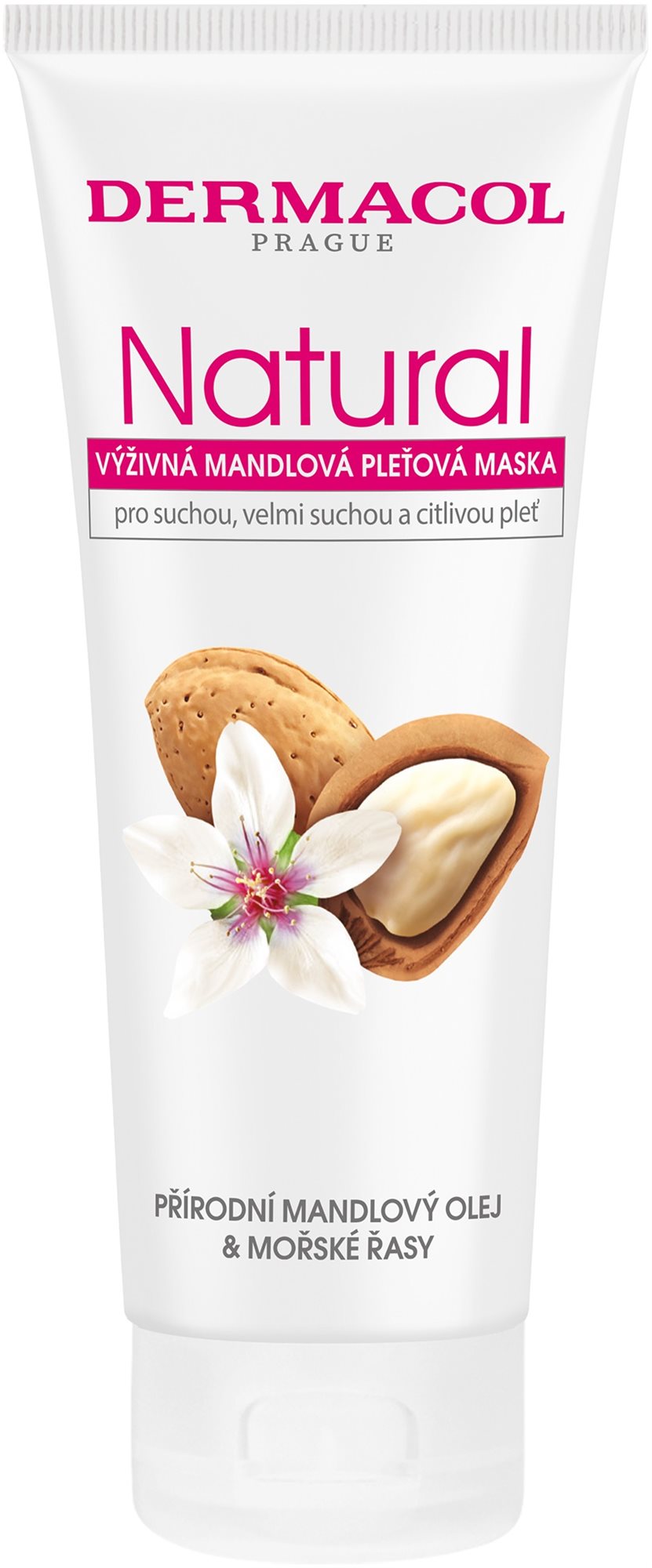 DERMACOL Natural Výživná mandlová pleťová maska 100 ml