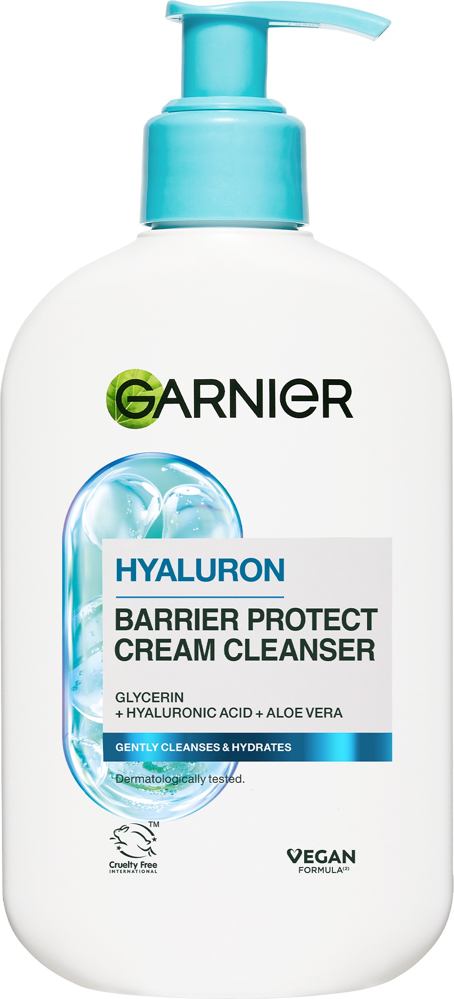GARNIER HYALURON zklidňující čisticí krém s kyselinou hyaluronovou a aloe vera 250 ml