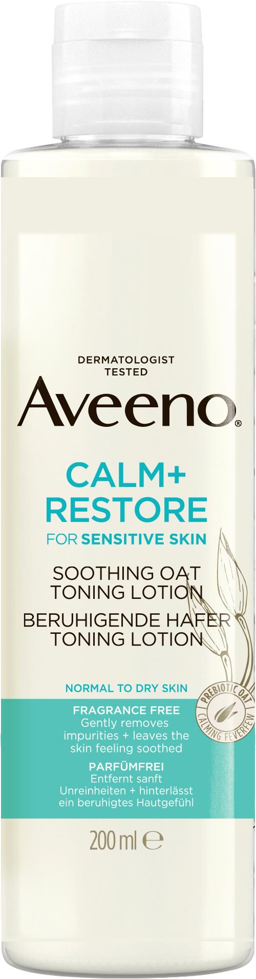 AVEENO Calm+Restore Soothing Oat Toning Lotion 200 ml