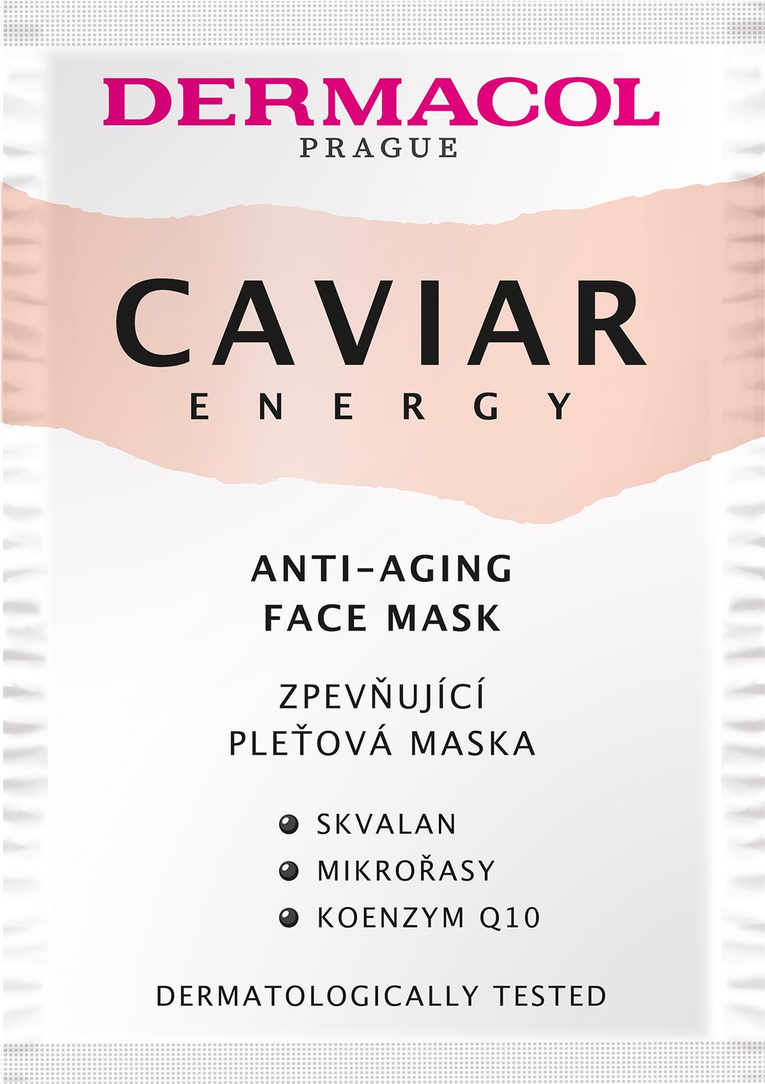 DERMACOL Caviar energy pleťová maska 2 × 8 ml