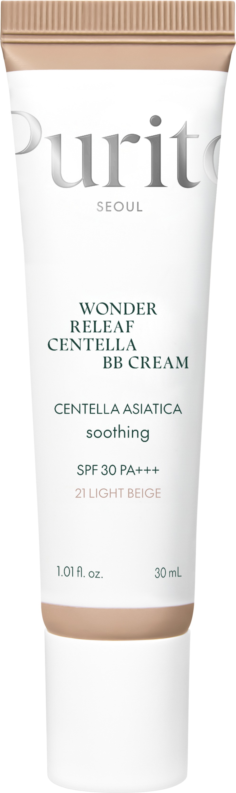 PURITO Wonder Releaf Centella BB Cream #21 Light Beige 30 ml