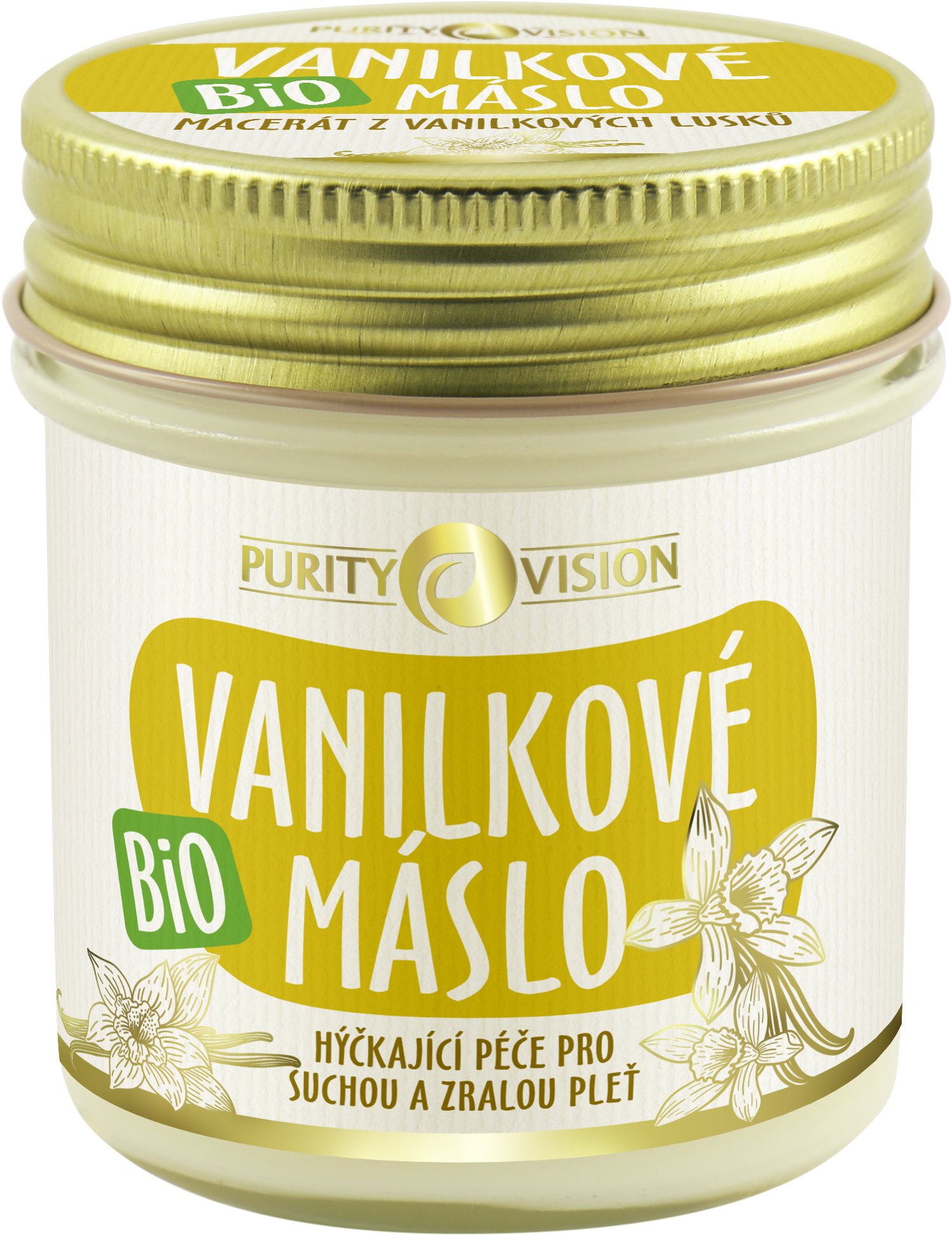 PURITY VISION Bio Vanilkové máslo 120 ml