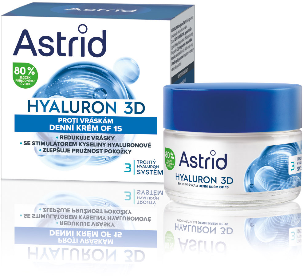 ASTRID Hyaluron 3D DennÍ krém proti vráskám SPF15 50 ml