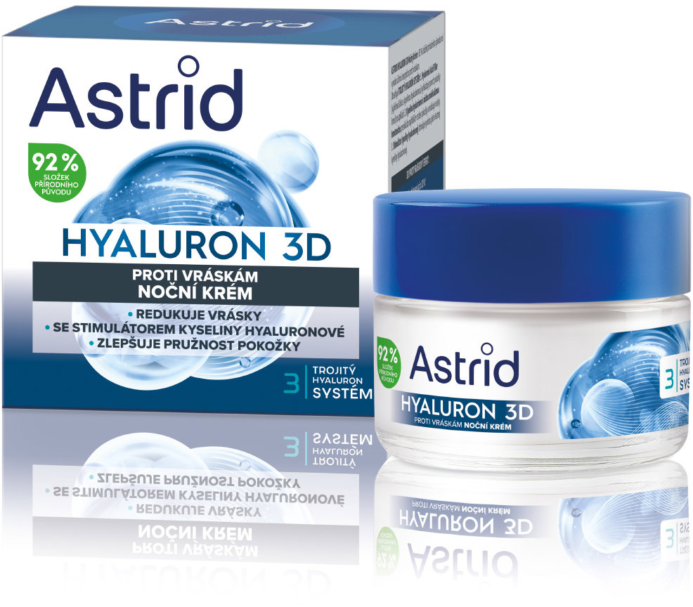 ASTRID Hyaluron 3D NočnÍ krém proti vráskám 50 ml