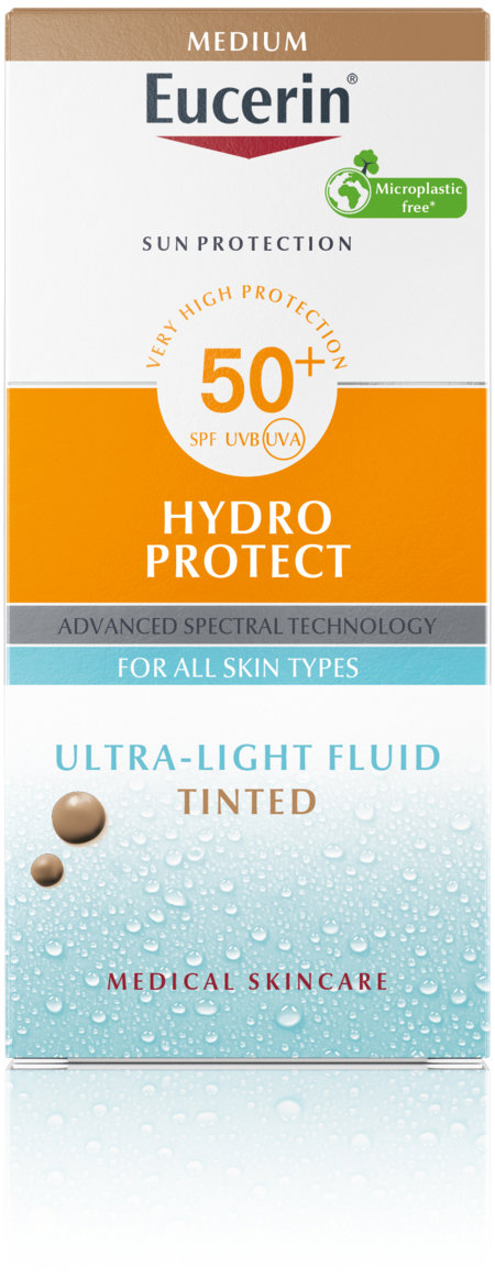 EUCERIN Hydro Protect SPF 50+ středně tmavý 50 ml