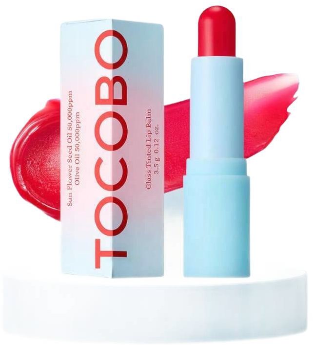 TOCOBO Glass Tinted Lip Balm 011 Flush Cherry 3,5 g