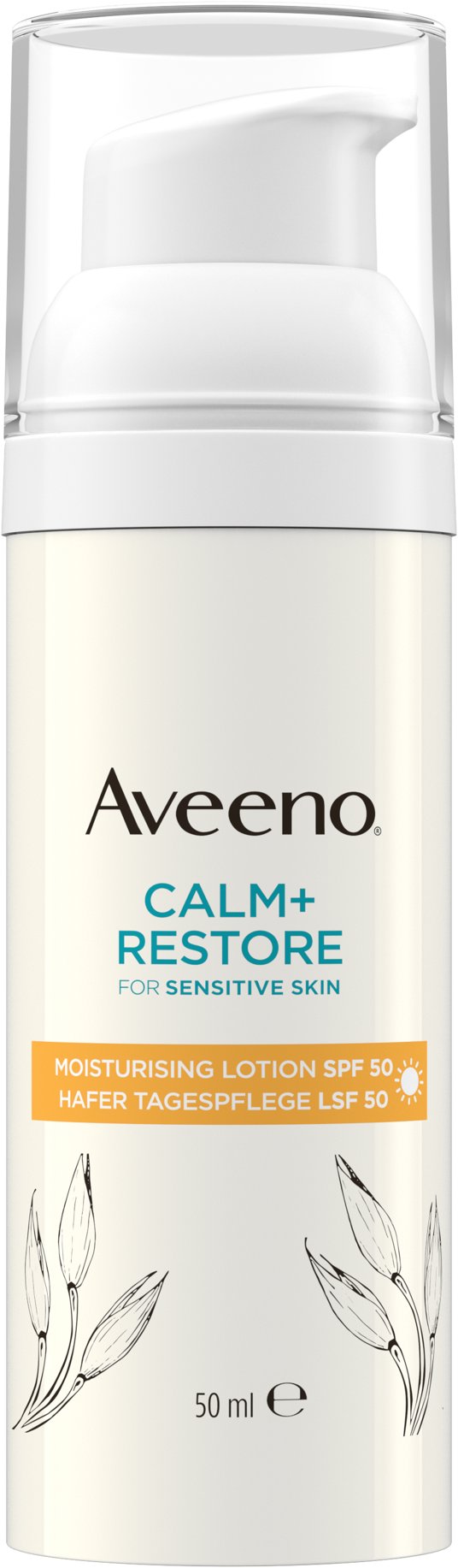 AVEENO Calm+Restore Hydratační mléko SPF 50 50ml