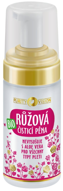 PURITY VISION Bio růžová čisticí pěna 90 ml