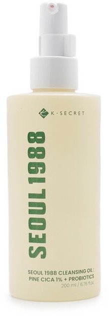 K-SECRET SEOUL 1988 Cleansing Oil : Pine Cica 1% + Probiotics 200 ml