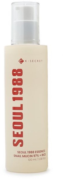 K-SECRET SEOUL 1988 Essence : Snail Mucin 97% + Rice 100 ml