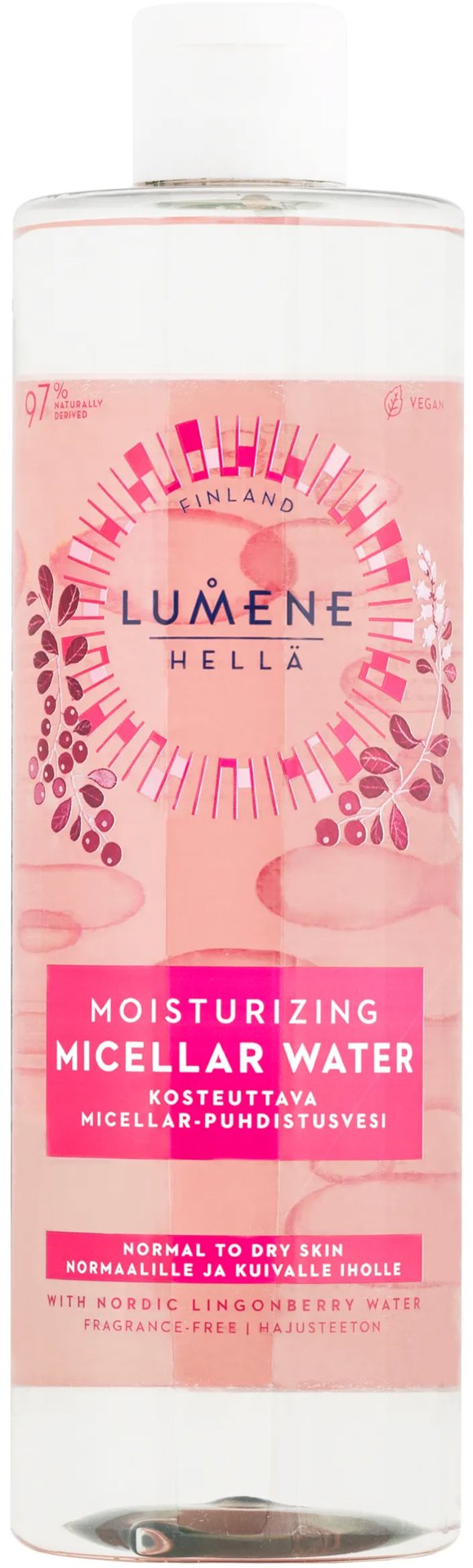 LUMENE Basic Cleansing HellaMoisturizing Micellar Water 400 ml