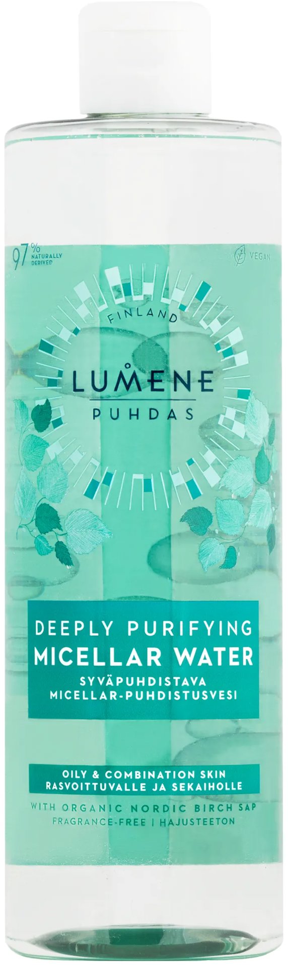 LUMENE Basic Cleansing Puhdas Deeply Purifying Micellar Water 400 ml