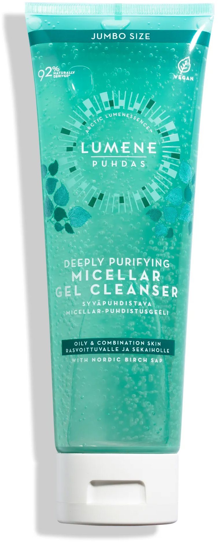 LUMENE Basic Cleansing Puhdas Deeply Purifying Micellar Gel Cleanser 250 ml