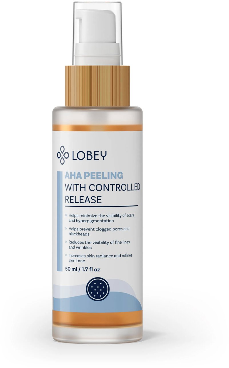 LOBEY AHA Peeling s postupným uvolňováním 50 ml