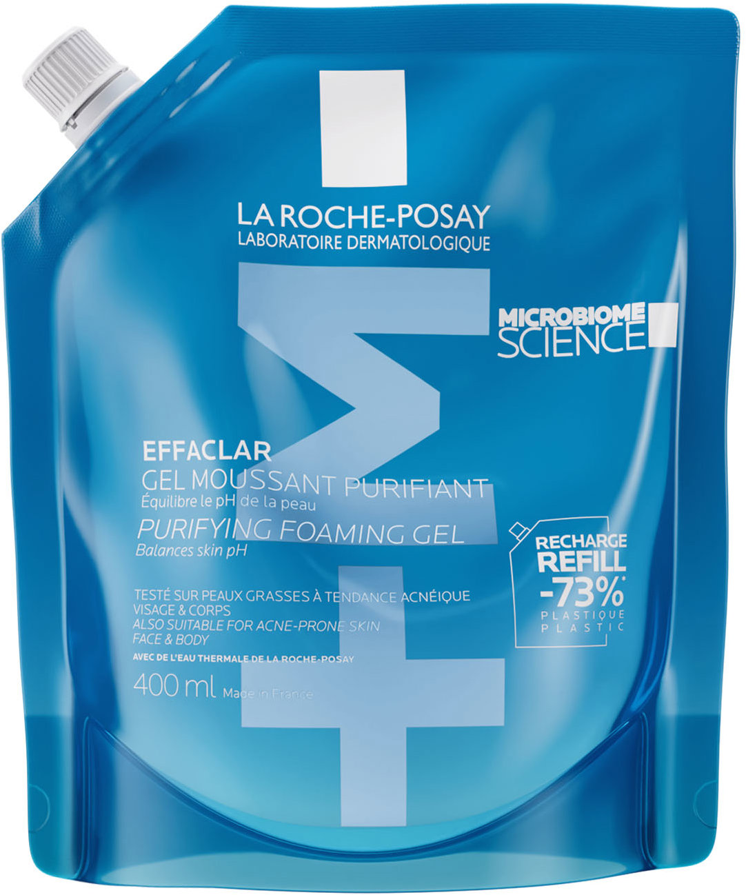 LA ROCHE-POSAY Effaclar čisticí pěnící gel náplň 400 ml