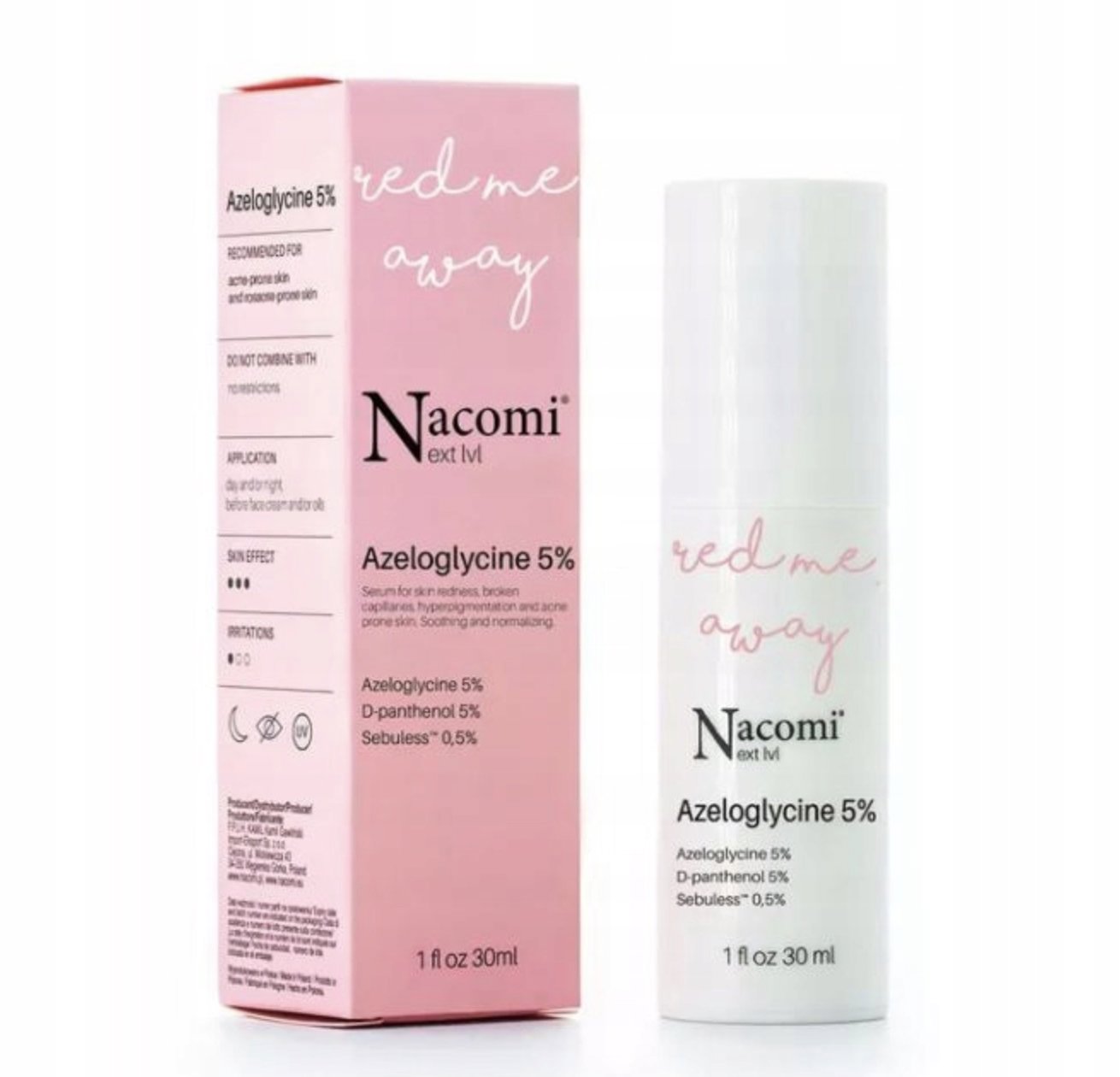 NACOMI Next Level Sérum s azeloglicinem 5% + B6, 30 ml
