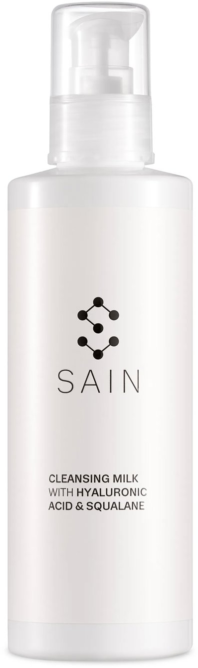 SAIN Čistící mléko s kyselinou hyaluronovou a skvalanem 200 ml
