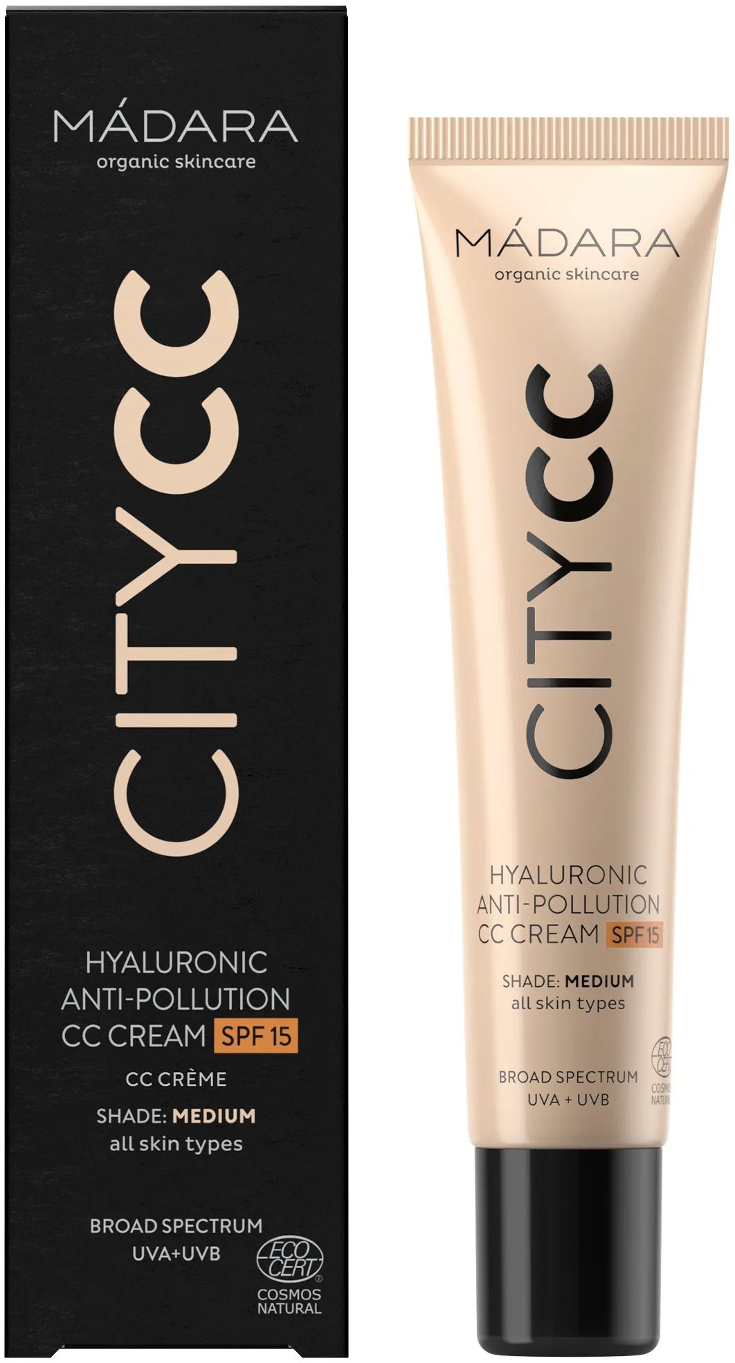 MÁDARA City CC Krém SPF15 Medium 40 ml