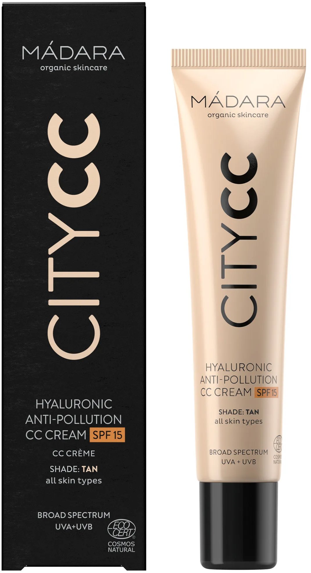 MÁDARA City CC Krém SPF15 Tan 40 ml