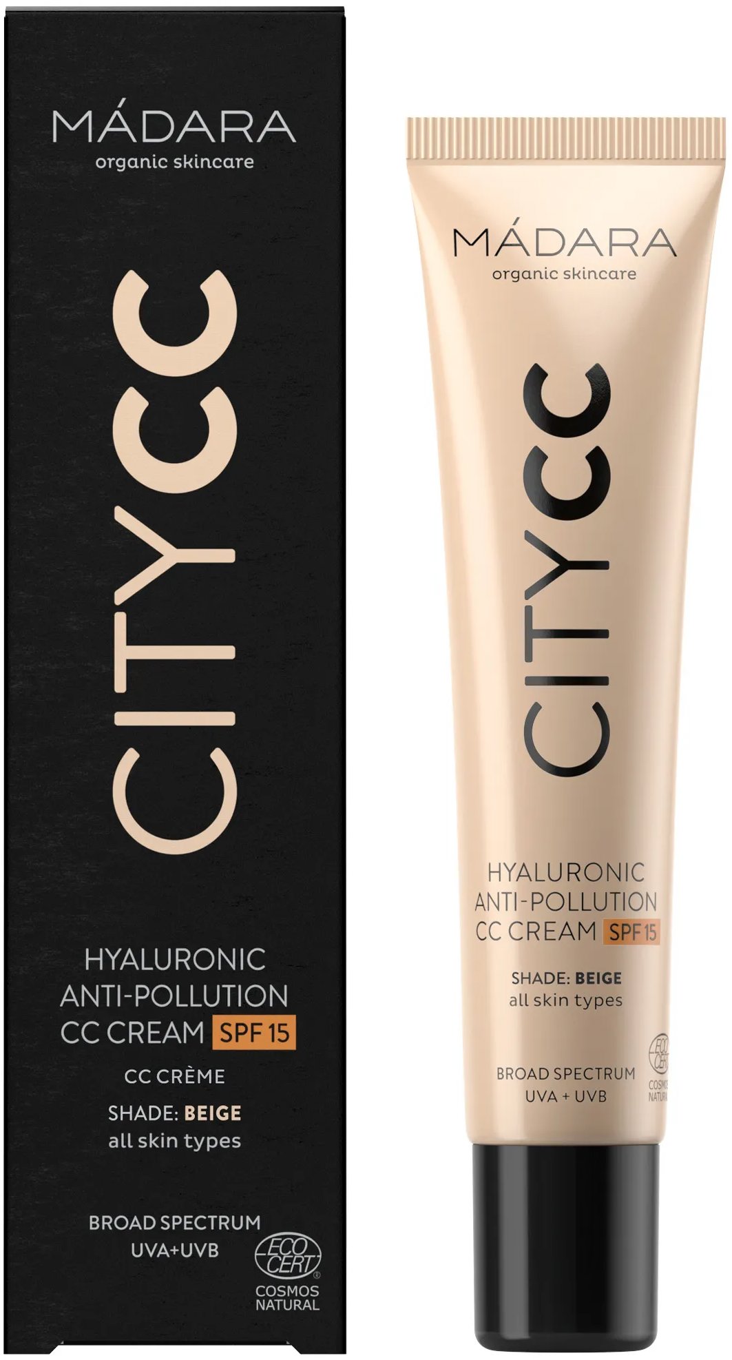 MÁDARA City CC Krém SPF15 Beige 40 ml