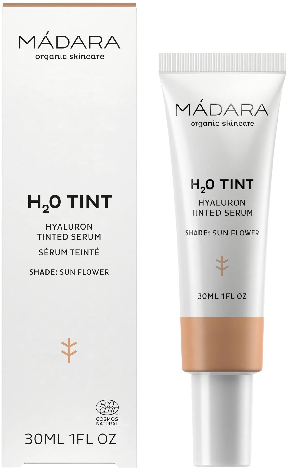 MÁDARA H2O Tónovací sérum s kyselinou hyaluronovou #3 Sun Flower 30 ml